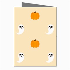 Pumpkin and boo crew halloween  Greeting Card from ArtsNow.com Right