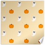 Pumpkin and boo crew halloween  Canvas 16  x 16 