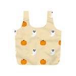 Pumpkin and boo crew halloween  Full Print Recycle Bag (S)