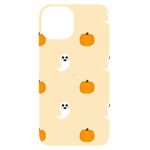 Pumpkin and boo crew halloween  iPhone 14 Black UV Print Case