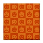 Seamless Halloween Pattern With Smiling Pumpkin 20240926 161520 0000 Tile Coaster