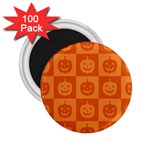 Seamless Halloween Pattern With Smiling Pumpkin 20240926 161520 0000 2.25  Magnets (100 pack) 