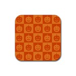 Seamless Halloween Pattern With Smiling Pumpkin 20240926 161520 0000 Rubber Coaster (Square)