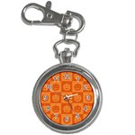 Seamless Halloween Pattern With Smiling Pumpkin 20240926 161520 0000 Key Chain Watches