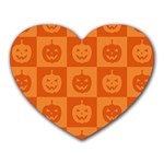 Seamless Halloween Pattern With Smiling Pumpkin 20240926 161520 0000 Heart Mousepad