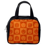 Seamless Halloween Pattern With Smiling Pumpkin 20240926 161520 0000 Classic Handbag (One Side)