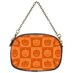 Seamless Halloween Pattern With Smiling Pumpkin 20240926 161520 0000 Chain Purse (One Side)