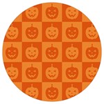 Seamless Halloween Pattern With Smiling Pumpkin 20240926 161520 0000 Round Trivet