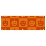 Seamless Halloween Pattern With Smiling Pumpkin 20240926 161520 0000 Banner and Sign 6  x 2 