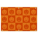 Seamless Halloween Pattern With Smiling Pumpkin 20240926 161520 0000 Banner and Sign 6  x 4 