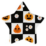 Seamless Halloween Pattern With Smiling Pumpkin 20240926 161714 0000 Ornament (Star)