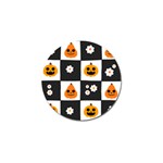 Seamless Halloween Pattern With Smiling Pumpkin 20240926 161714 0000 Golf Ball Marker (4 pack)