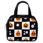 Seamless Halloween Pattern With Smiling Pumpkin 20240926 161714 0000 Classic Handbag (One Side)