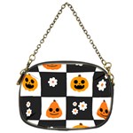 Seamless Halloween Pattern With Smiling Pumpkin 20240926 161714 0000 Chain Purse (One Side)