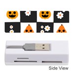 Seamless Halloween Pattern With Smiling Pumpkin 20240926 161714 0000 Memory Card Reader (Stick)