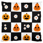 Seamless Halloween Pattern With Smiling Pumpkin 20240926 161714 0000 Large Premium Plush Fleece Cushion Case (One Side)