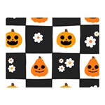 Seamless Halloween Pattern With Smiling Pumpkin 20240926 161714 0000 Two Sides Premium Plush Fleece Blanket (Mini)