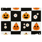 Seamless Halloween Pattern With Smiling Pumpkin 20240926 161714 0000 Banner and Sign 6  x 4 