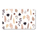 Autumn Seamless Leaves Pattern  Magnet (Rectangular)