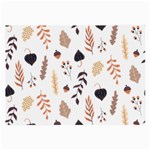 Autumn Seamless Leaves Pattern  Large Glasses Cloth (2 Sides)