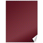 Brown Red Dot Pattern Canvas 36  x 48 