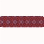 Brown Red Dot Pattern Large Bar Mat