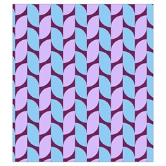 Purple Blue Pattern Drawstring Pouch (Medium) from ArtsNow.com Back