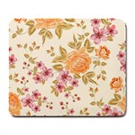 Peony Flower Pattern Background Large Mousepad