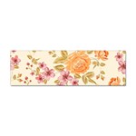 Peony Flower Pattern Background Sticker Bumper (10 pack)