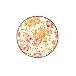 Peony Flower Pattern Background Hat Clip Ball Marker