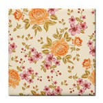 Peony Flower Pattern Background Face Towel