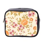 Peony Flower Pattern Background Mini Toiletries Bag (Two Sides)