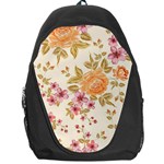 Peony Flower Pattern Background Backpack Bag