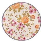 Peony Flower Pattern Background Wireless Fast Charger(White)