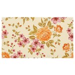 Peony Flower Pattern Background Banner and Sign 7  x 4 