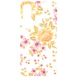 Peony Flower Pattern Background Samsung Galaxy S24 6.2 Inch Black TPU UV Case