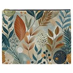 Leaves Pattern Flower Floral Flora Cosmetic Bag (XXXL)