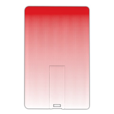 A Red And White Background With Small Squares Name Card Style USB Flash Drive from ArtsNow.com Front