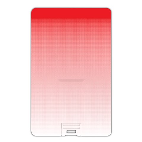 A Red And White Background With Small Squares Name Card Style USB Flash Drive from ArtsNow.com Back