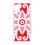 A Red And White Pattern With A Flower On It Samsung Galaxy S20 Plus 6.7 Inch TPU UV Case