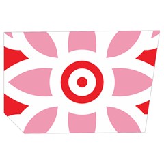 A Red And White Pattern With A Flower On It Men s Side Zip Front Pouch Ski And Snowboard Bib Pants	 from ArtsNow.com Loop Right