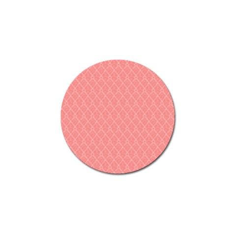 A Red And White Background With A Pattern Golf Ball Marker (4 pack) from ArtsNow.com Front