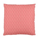 A Red And White Background With A Pattern Standard Cushion Case (One Side)