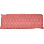 A Red And White Background With A Pattern Body Pillow Case Dakimakura (Two Sides)