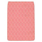 A Red And White Background With A Pattern Removable Flap Cover (S)