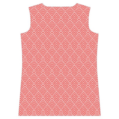 A Red And White Background With A Pattern Women s Basketball Tank Top from ArtsNow.com Back