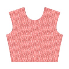 A Red And White Background With A Pattern Cotton Crop Top from ArtsNow.com Front