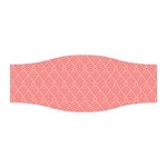 A Red And White Background With A Pattern Stretchable Headband