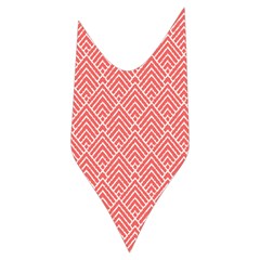 A Red And White Background With A Pattern Women s Long Sleeve Raglan T Side Left