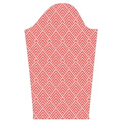 A Red And White Background With A Pattern Kids  Long Sleeve Velvet Lounge Robe from ArtsNow.com Sleeve Right